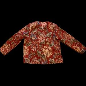 Small Coldwater Creek Floral Jacket